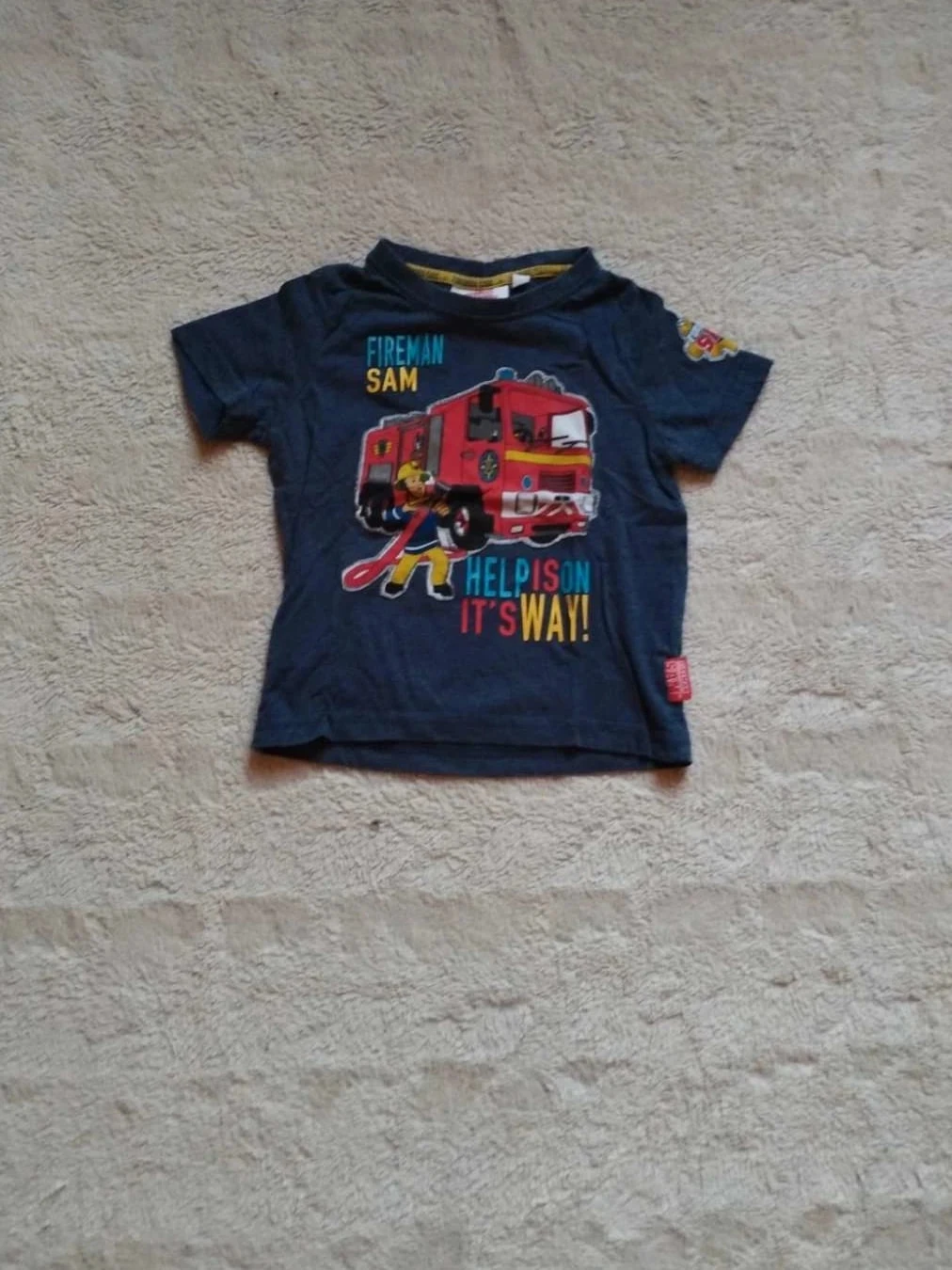 T-shirt manches courtes Sam le pompier